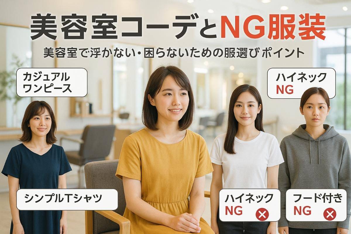 美容室に着ていく服がないときの正解コーデと失敗しないポイント徹底解説