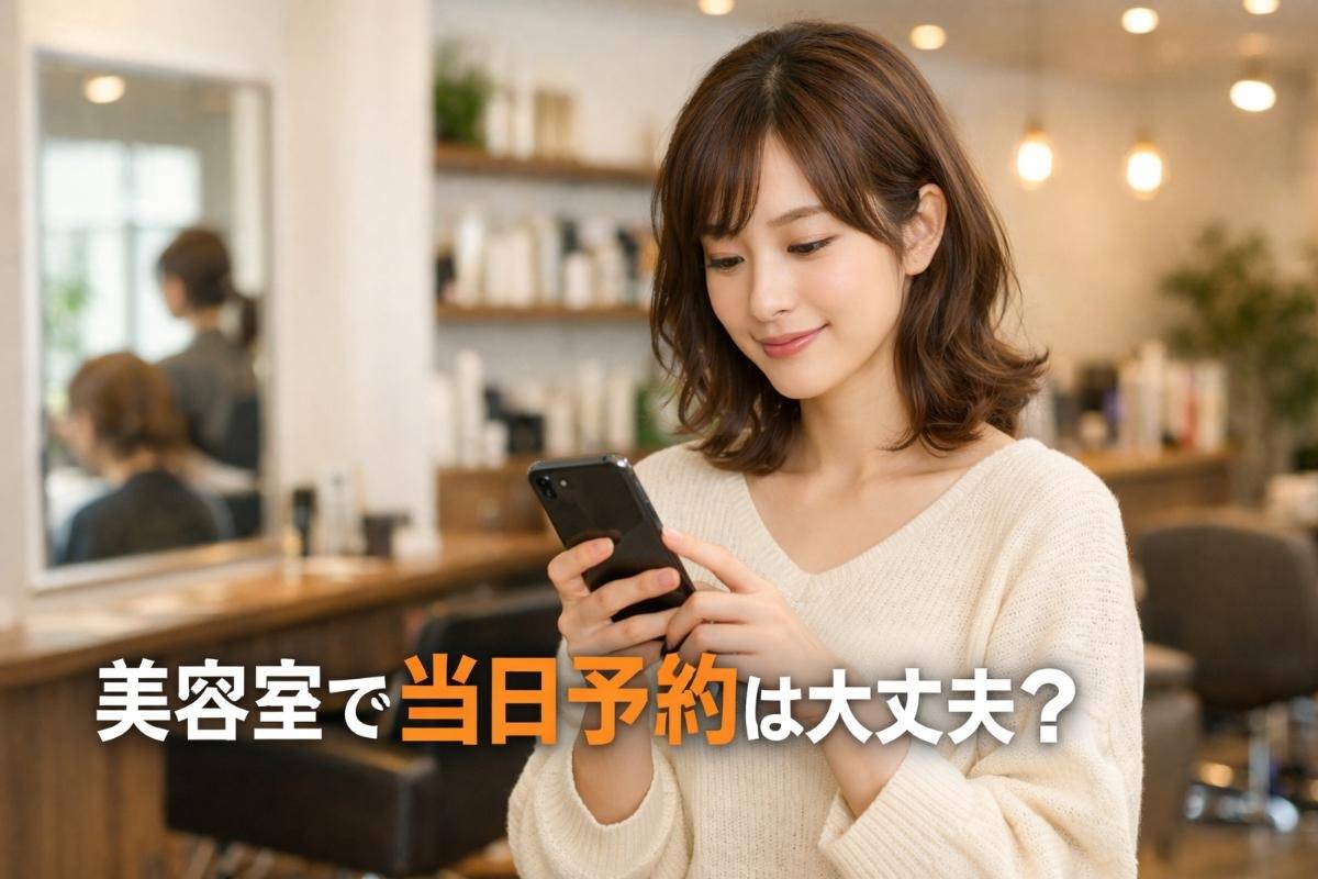 美容室で当日予約って大丈夫なの？意外とあるメリット徹底解説