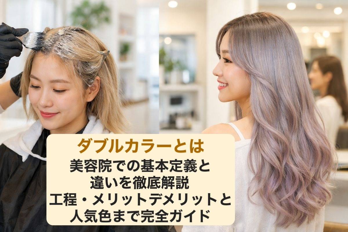 ダブルカラーとは美容院での基本定義と違いを徹底解説｜工程・メリットデメリットと人気色まで完全ガイド
