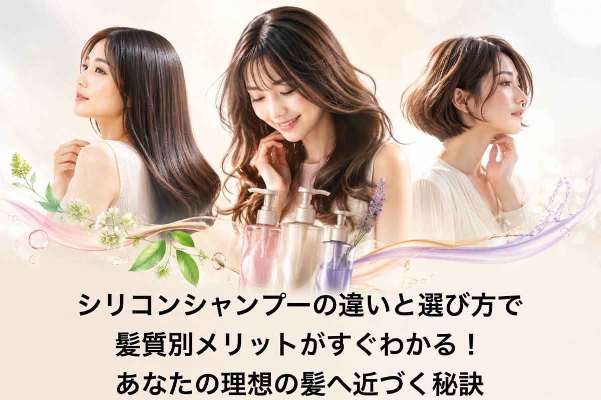 シリコンシャンプーの違いと選び方で髪質別メリットがすぐわかる！あなたの理想の髪へ近づく秘訣
