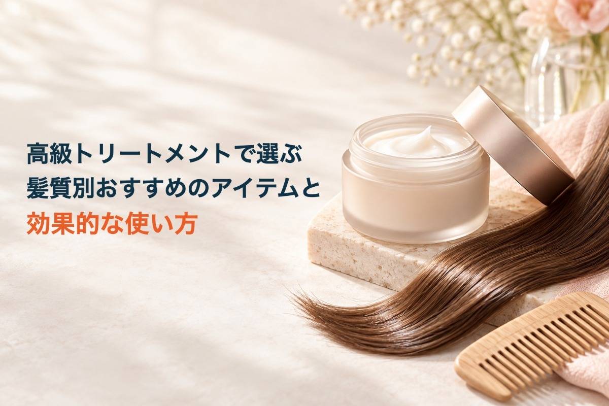 高級トリートメントで選ぶ髪質別おすすめのアイテムと効果的な使い方